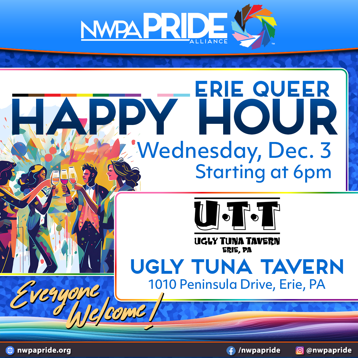 Erie Queer Happy Hour at Ugly Tuna Tavern